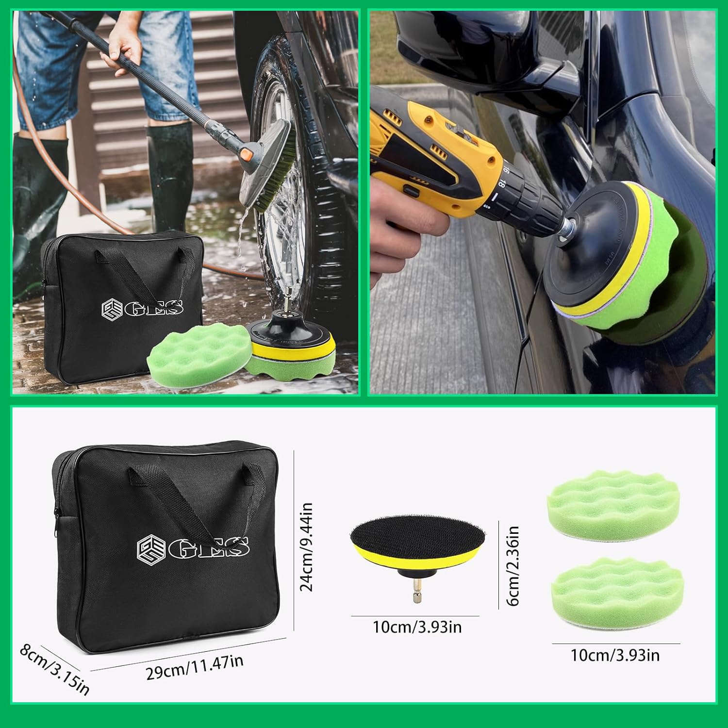 Kit detailing para lavado de coches.