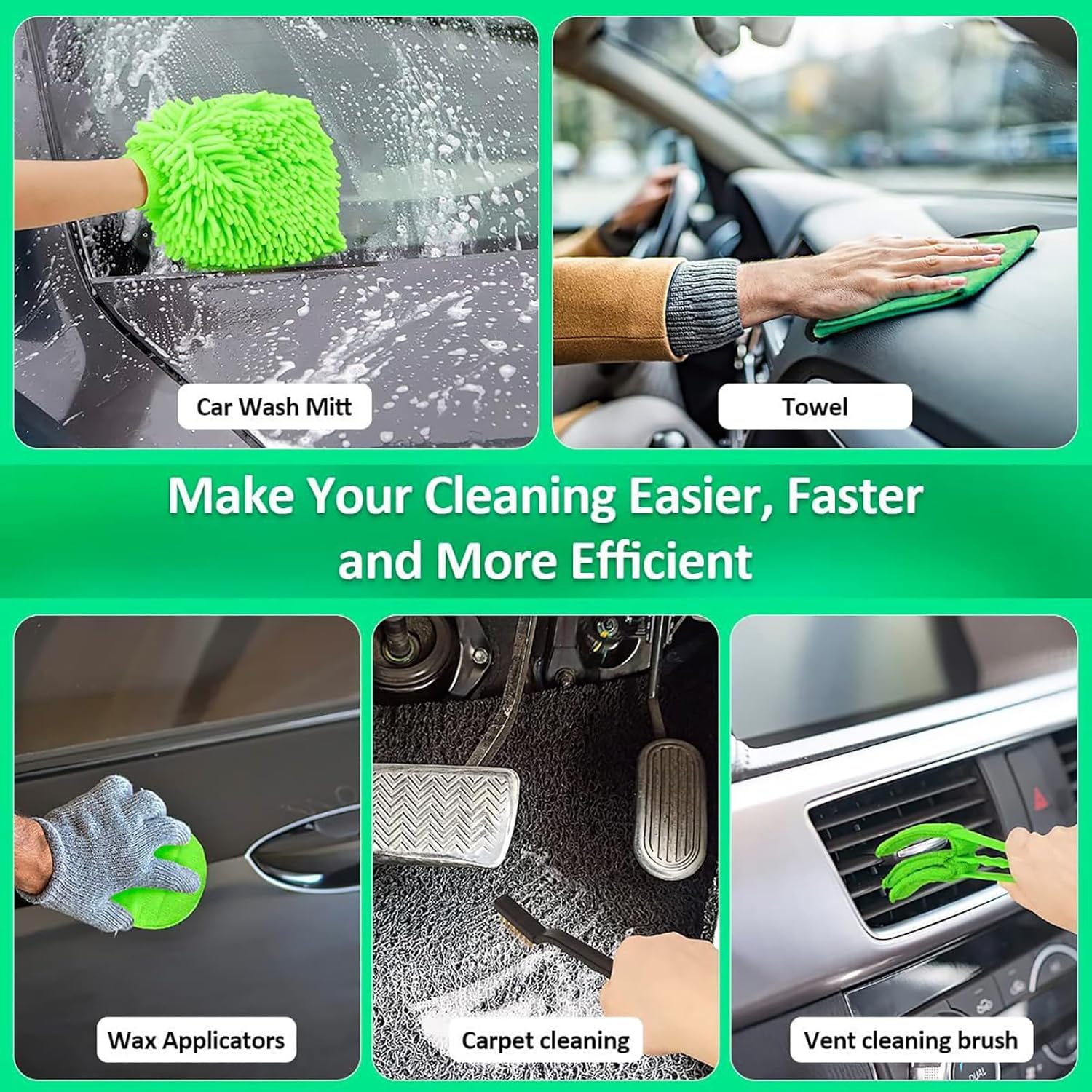 Kit detailing para lavado de coches.