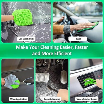 Kit detailing para lavado de coches.